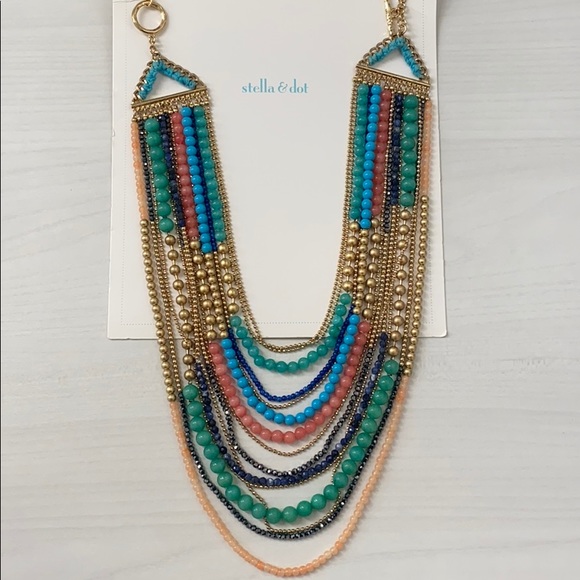 Stella and Dot Layered Statement Necklace